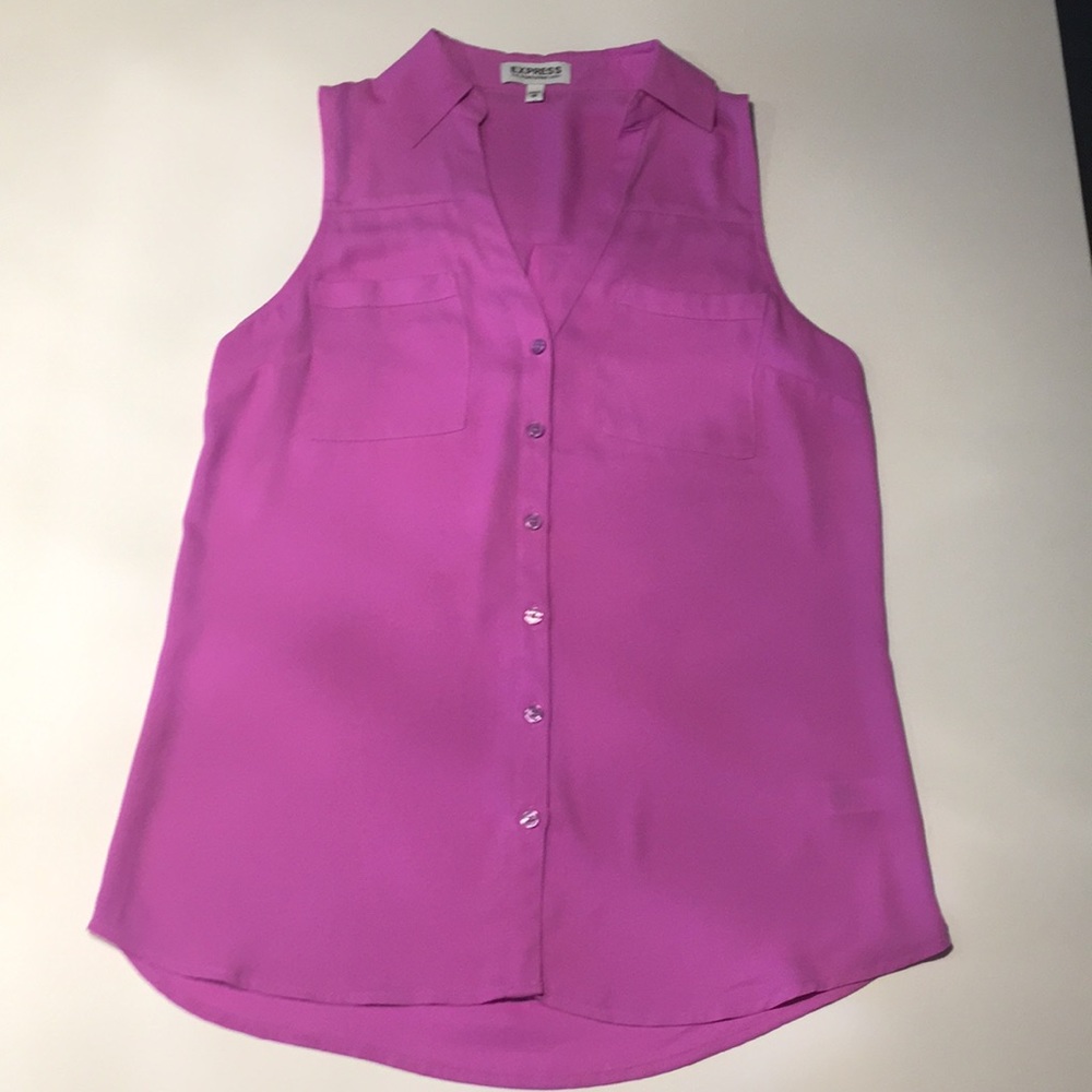 XS Express pink tank with collar